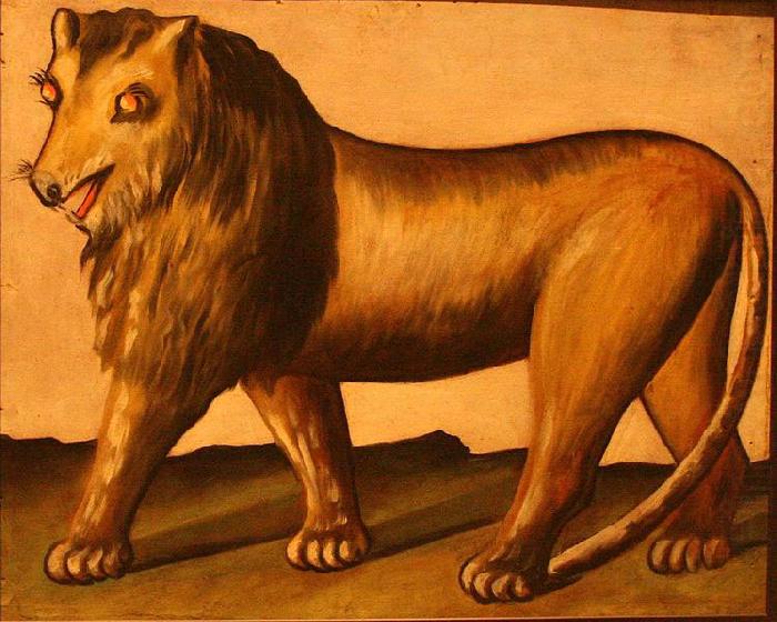 Niko Pirosmanashvili Lion china oil painting image